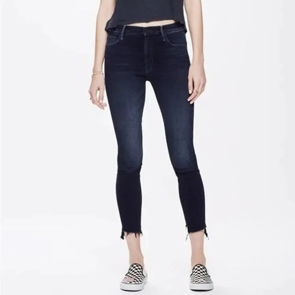 Mother The Stunner Zip Two Step Fray Skinny Jeans in Last Call Size 27 - Picture 1 of 11